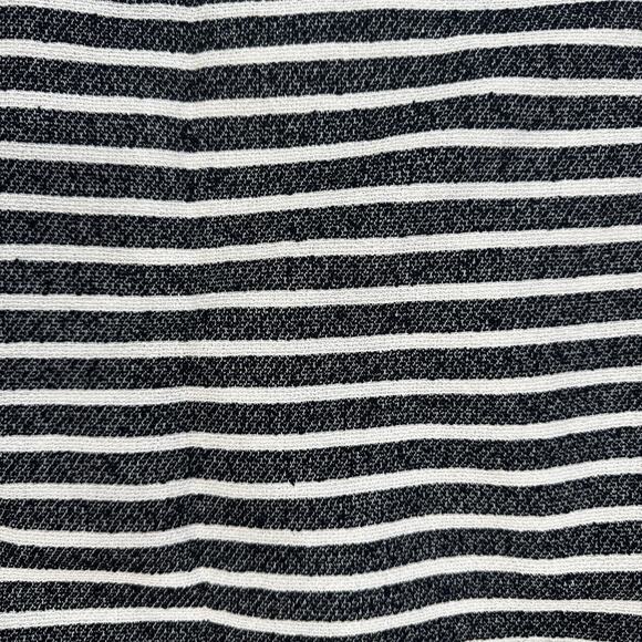 Ann Taylor Skirt Black White Tweed Boucle Striped Casual Career - Picture 2 of 10